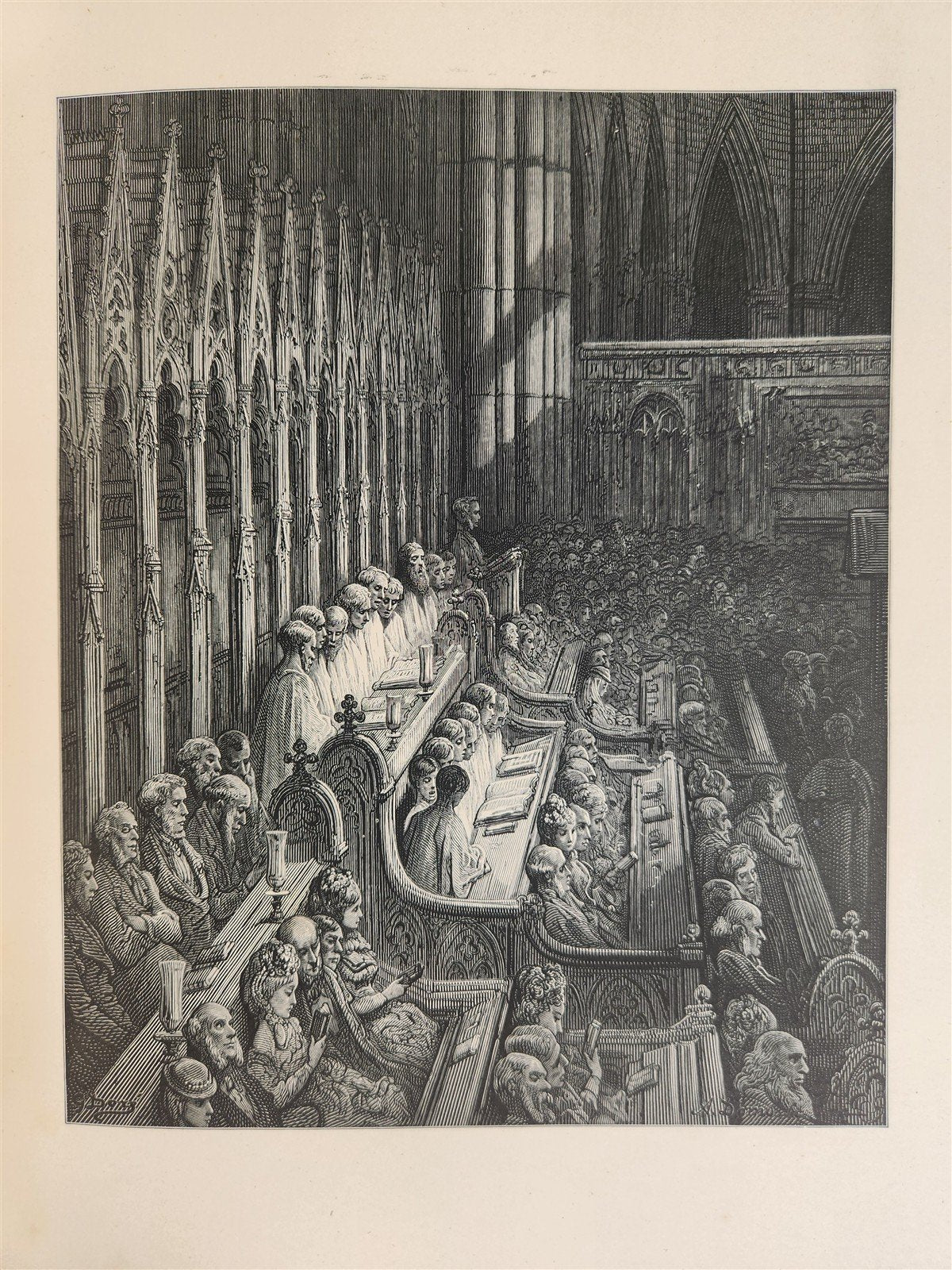1872 LONDON PILGRIMAGE by B. Jerrold antique ILLUSTRATED by GUSTAVE DORE FOLIO