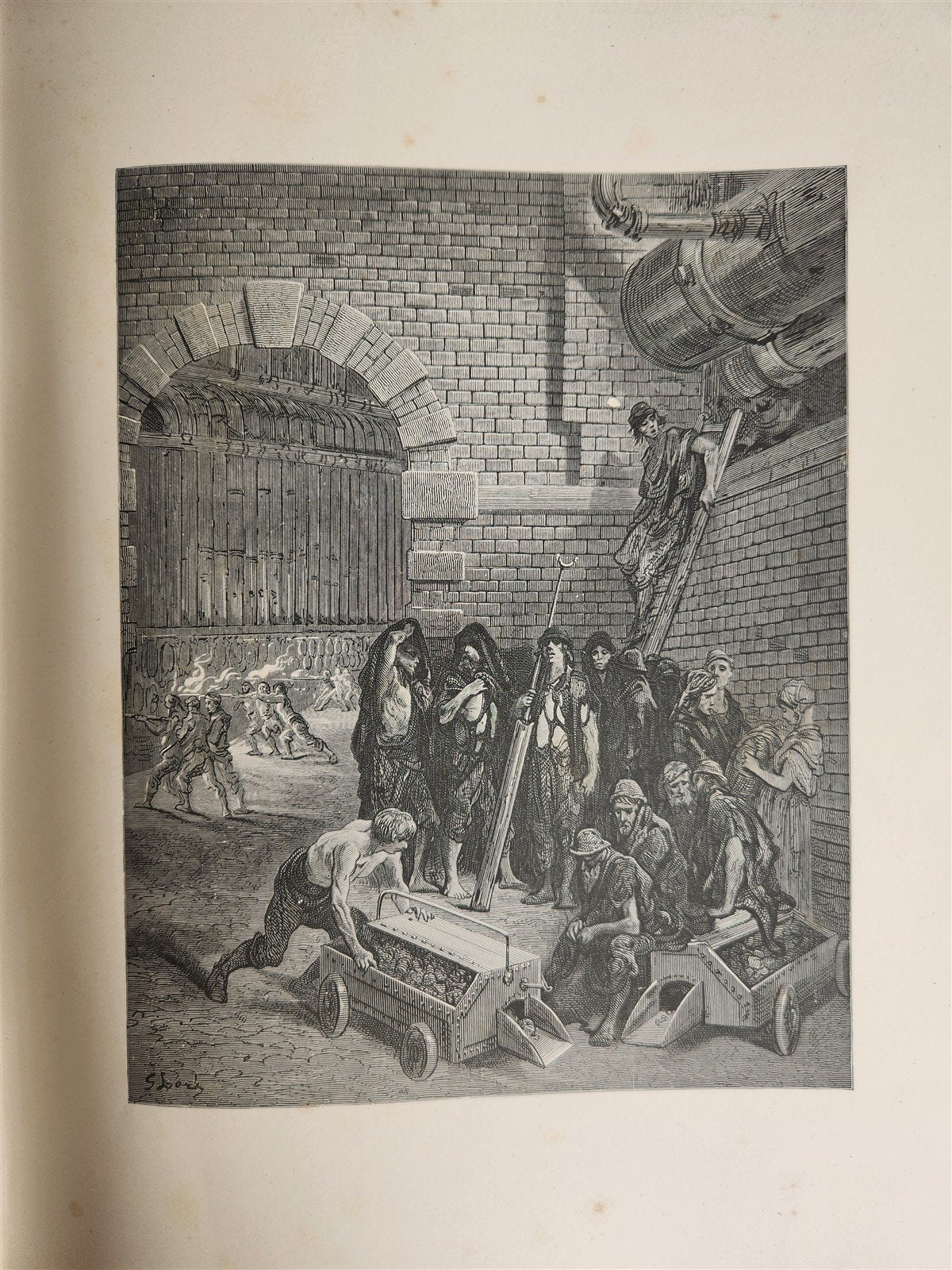 1872 LONDON PILGRIMAGE by B. Jerrold antique ILLUSTRATED by GUSTAVE DORE FOLIO