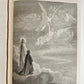 1872 DANTE in FRENCH antique GUSTAVE DORE ILLUSTRATED FOLIO PURGATOIRE & PARADIS