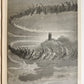 1872 DANTE in FRENCH antique GUSTAVE DORE ILLUSTRATED FOLIO PURGATOIRE & PARADIS