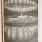 1872 DANTE in FRENCH antique GUSTAVE DORE ILLUSTRATED FOLIO PURGATOIRE & PARADIS