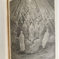1872 DANTE in FRENCH antique GUSTAVE DORE ILLUSTRATED FOLIO PURGATOIRE & PARADIS