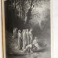 1872 DANTE in FRENCH antique GUSTAVE DORE ILLUSTRATED FOLIO PURGATOIRE & PARADIS