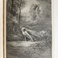 1872 DANTE in FRENCH antique GUSTAVE DORE ILLUSTRATED FOLIO PURGATOIRE & PARADIS
