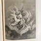 1872 DANTE in FRENCH antique GUSTAVE DORE ILLUSTRATED FOLIO PURGATOIRE & PARADIS