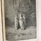 1872 DANTE in FRENCH antique GUSTAVE DORE ILLUSTRATED FOLIO PURGATOIRE & PARADIS