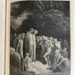1872 DANTE in FRENCH antique GUSTAVE DORE ILLUSTRATED FOLIO PURGATOIRE & PARADIS