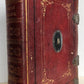 1850 MISSALE ROMANUM antique DECORATIVE BINDING w/ SILVER FITTINGS illustrated