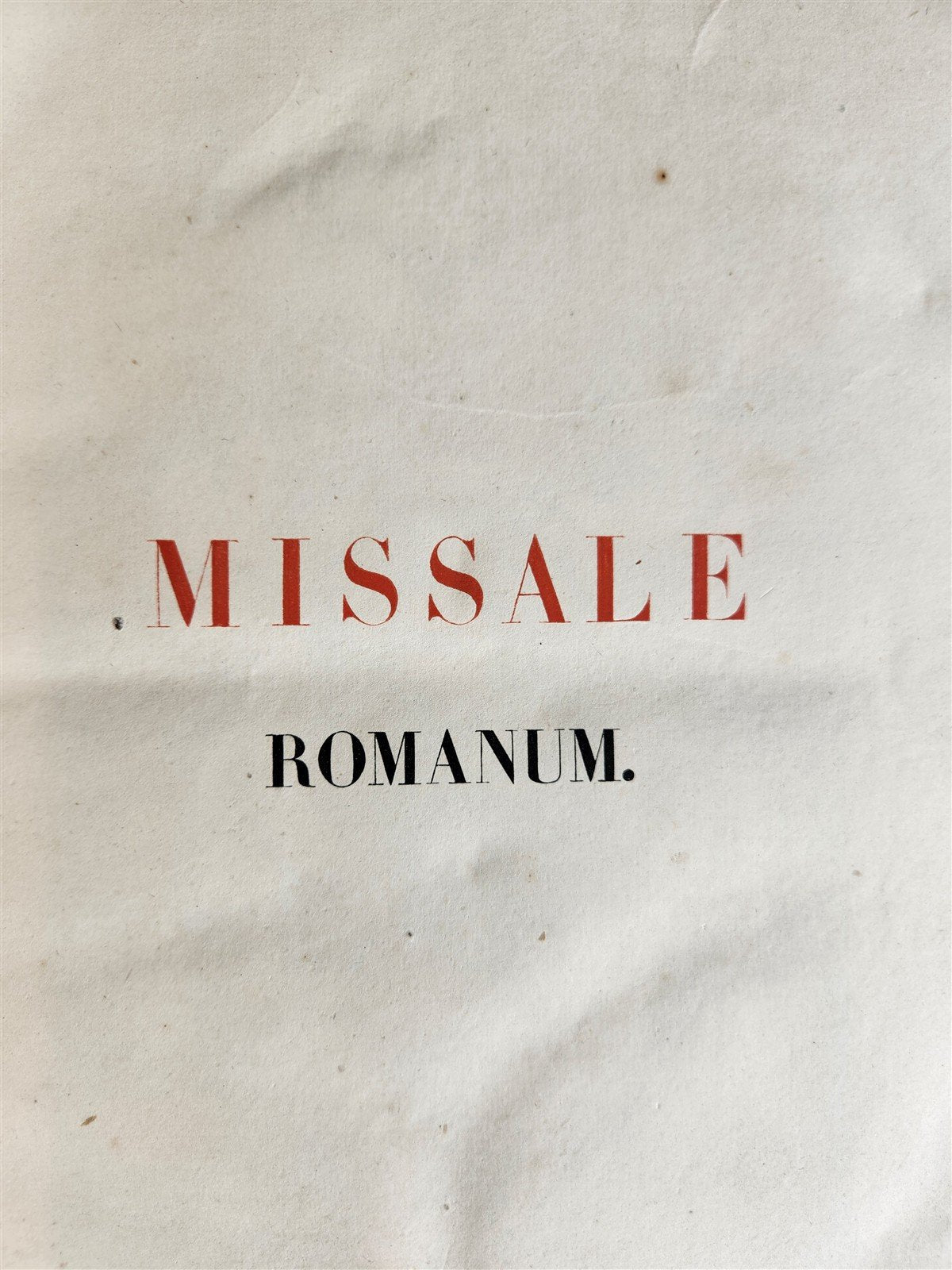 1850 MISSALE ROMANUM antique DECORATIVE BINDING w/ SILVER FITTINGS illustrated