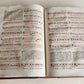 1850 MISSALE ROMANUM antique DECORATIVE BINDING w/ SILVER FITTINGS illustrated
