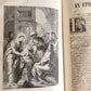 1850 MISSALE ROMANUM antique DECORATIVE BINDING w/ SILVER FITTINGS illustrated