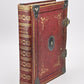 1850 MISSALE ROMANUM antique DECORATIVE BINDING w/ SILVER FITTINGS illustrated