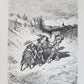 1875 DON QUIJOTE by CERVANTES 2 VOLUMES antique GUSTAVE DORE ILLUSTRATED FOLIO