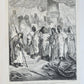 1875 DON QUIJOTE by CERVANTES 2 VOLUMES antique GUSTAVE DORE ILLUSTRATED FOLIO