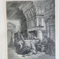 1875 DON QUIJOTE by CERVANTES 2 VOLUMES antique GUSTAVE DORE ILLUSTRATED FOLIO