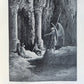 1880s PARADISE LOST by JOHN MILTON antique GUSTAVE DORE ILLUSTRATED FOLIO German