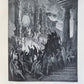 1880s PARADISE LOST by JOHN MILTON antique GUSTAVE DORE ILLUSTRATED FOLIO German