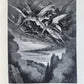 1880s PARADISE LOST by JOHN MILTON antique GUSTAVE DORE ILLUSTRATED FOLIO German