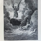 1880s PARADISE LOST by JOHN MILTON antique GUSTAVE DORE ILLUSTRATED FOLIO German