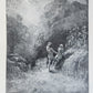 1880s PARADISE LOST by JOHN MILTON antique GUSTAVE DORE ILLUSTRATED FOLIO German