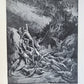 1880s PARADISE LOST by JOHN MILTON antique GUSTAVE DORE ILLUSTRATED FOLIO German