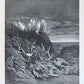 1880s PARADISE LOST by JOHN MILTON antique GUSTAVE DORE ILLUSTRATED FOLIO German