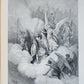 1880s PARADISE LOST by JOHN MILTON antique GUSTAVE DORE ILLUSTRATED FOLIO German