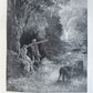 1880s PARADISE LOST by JOHN MILTON antique GUSTAVE DORE ILLUSTRATED FOLIO German