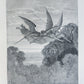 1880s PARADISE LOST by JOHN MILTON antique GUSTAVE DORE ILLUSTRATED FOLIO German