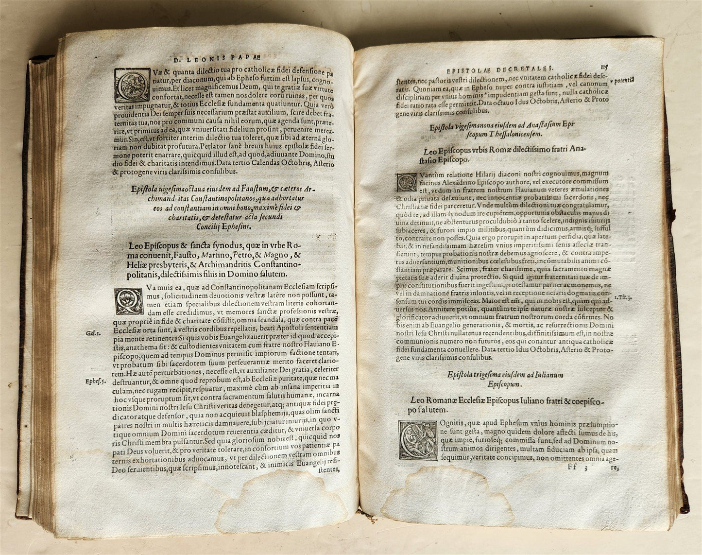 1561 D. LEONIS EIVS NOMINIS I. ROMANI PONTIFICIS antique 16th CENTURY