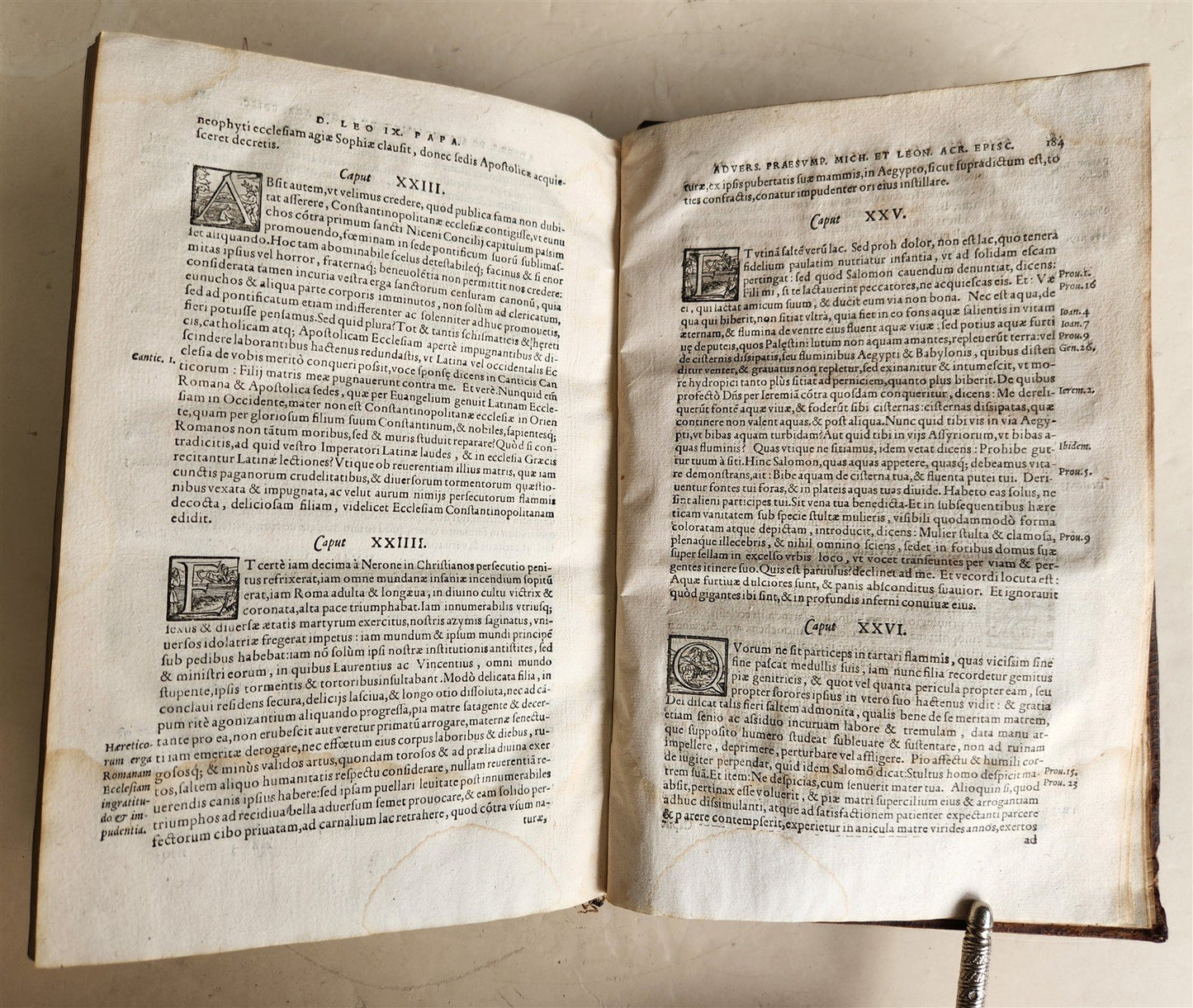 1561 D. LEONIS EIVS NOMINIS I. ROMANI PONTIFICIS antique 16th CENTURY
