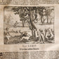 1682 Georgica curiosa ILLUSTRATED noble country life antique PIGSKIN BOUND FOLIO