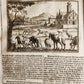 1682 Georgica curiosa ILLUSTRATED noble country life antique PIGSKIN BOUND FOLIO