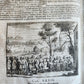 1682 Georgica curiosa ILLUSTRATED noble country life antique PIGSKIN FOLIO