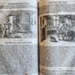 1682 Georgica curiosa ILLUSTRATED noble country life antique PIGSKIN FOLIO