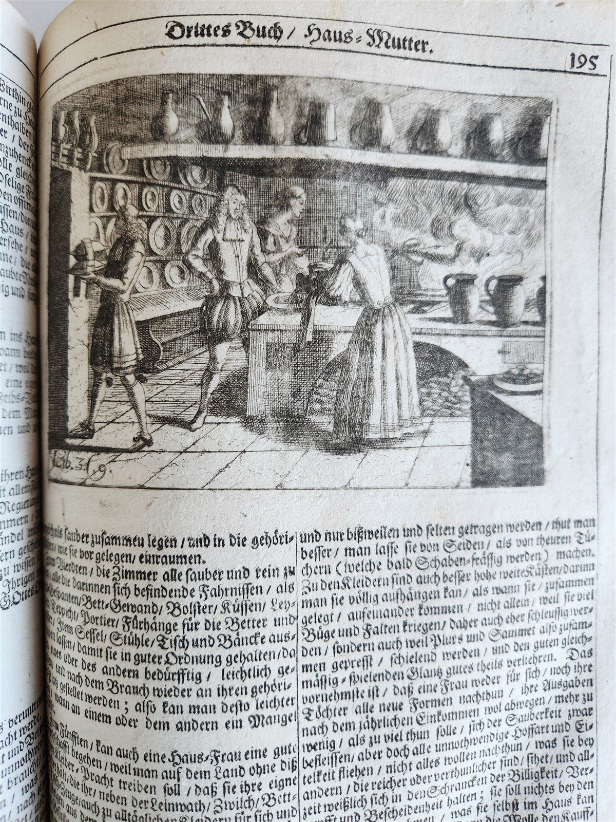 1682 Georgica curiosa ILLUSTRATED noble country life antique PIGSKIN FOLIO