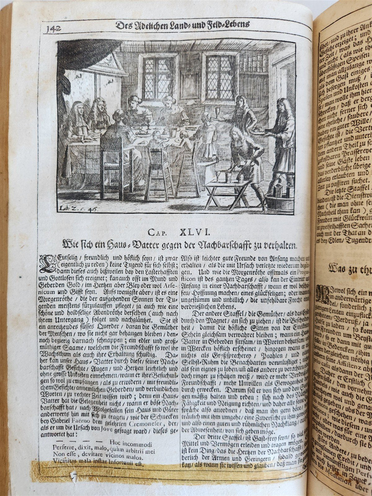 1682 Georgica curiosa ILLUSTRATED noble country life antique PIGSKIN FOLIO