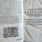 1708 CANON LAW by Jakob Wex antique PIGSKIN BOUND FOLIO in LATIN