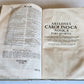 1708 CANON LAW by Jakob Wex antique PIGSKIN BOUND FOLIO in LATIN