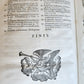 1708 CANON LAW by Jakob Wex antique PIGSKIN BOUND FOLIO in LATIN