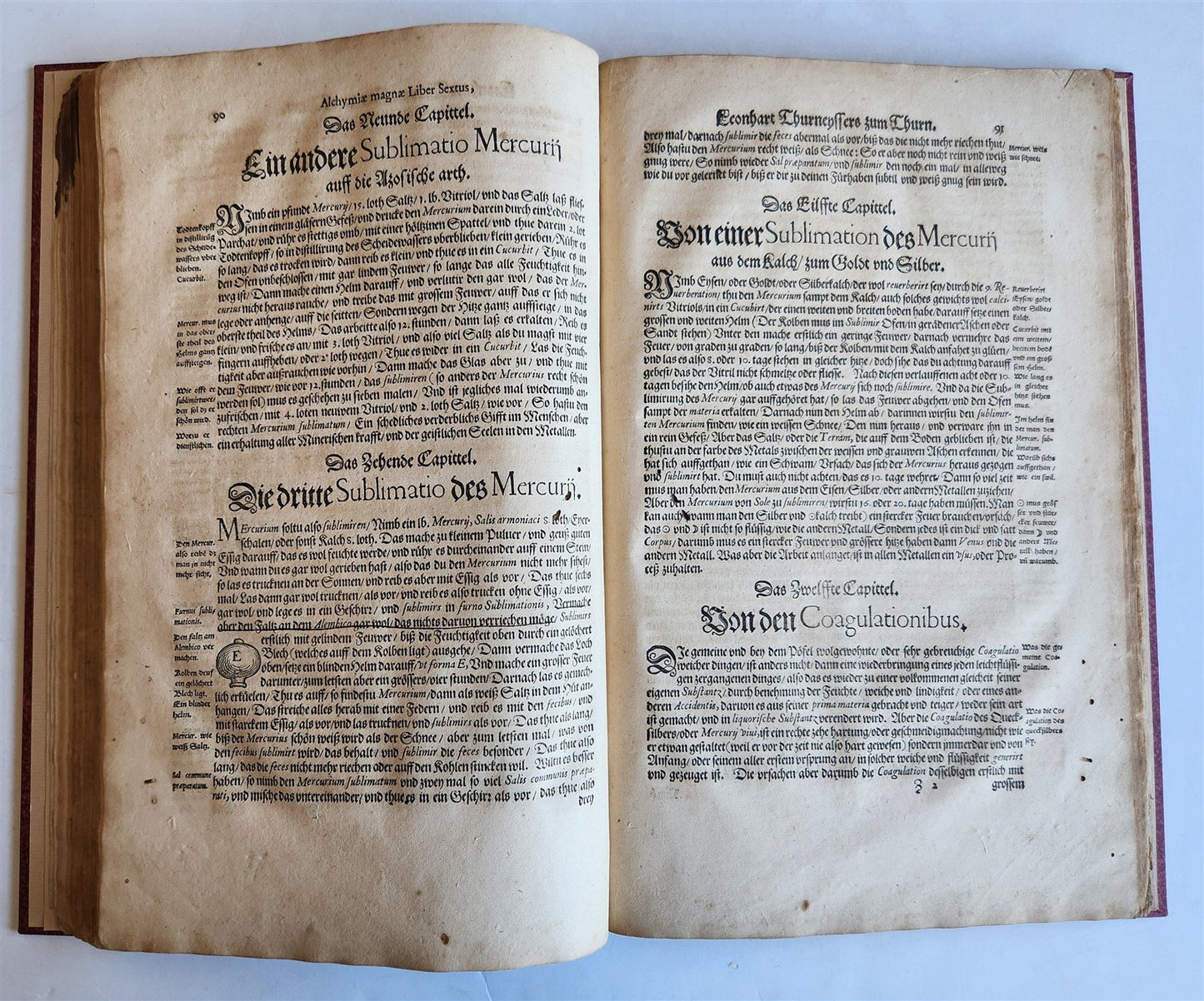 1583 ALCHEMY by L.Thurneisser Megale chymia vel magna Alchymia antique FOLIO 16c