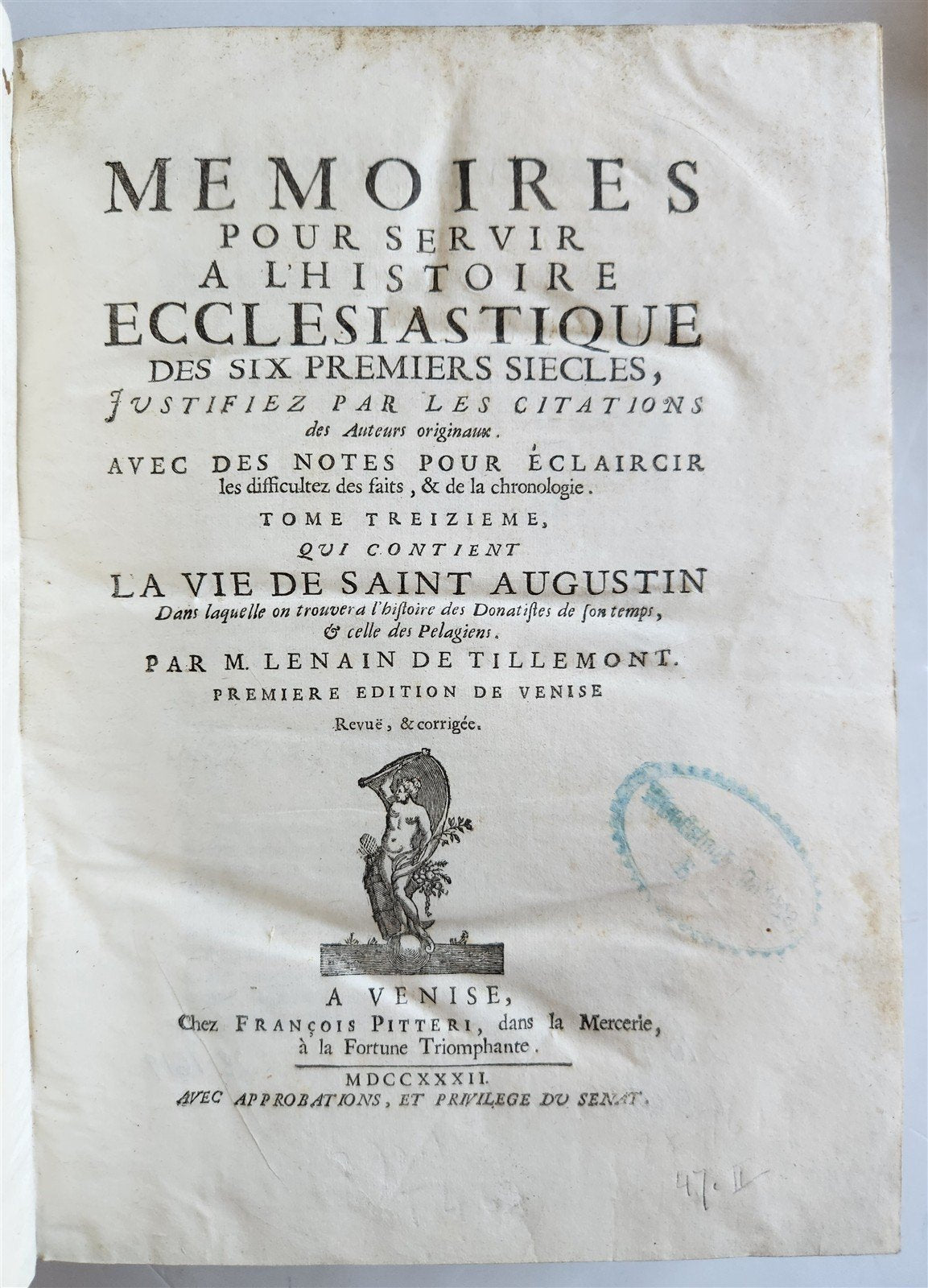 1732 ECCLESIASTICAL HISTORY 2 VELLUM BOUND VOLUMES antique