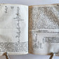1737 ARITHMETIC TREATISE in ITALIAN antique Trattato aritmetico VELLUM BINDING