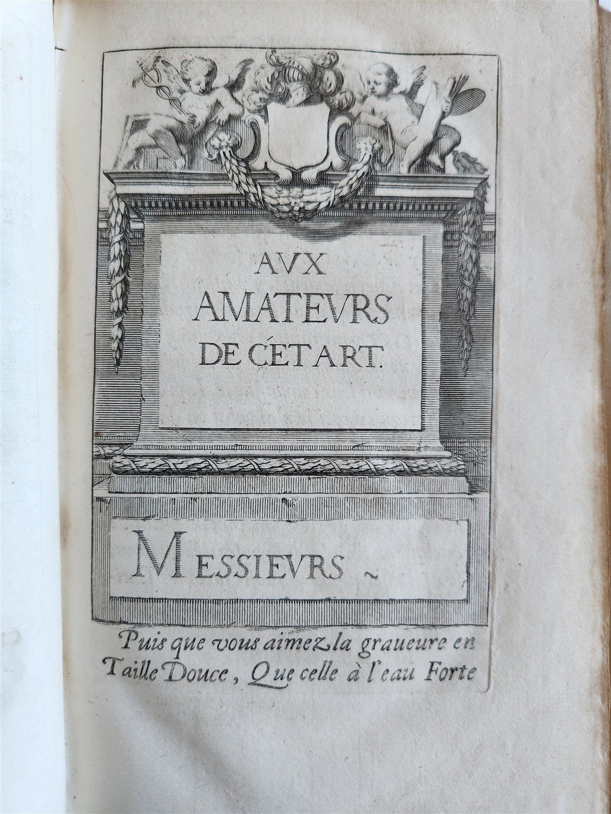 1745 ILLUSTRATED TREATISE on COPPER ENGRAVING antique DE LA MANIÈRE DE GRAVER