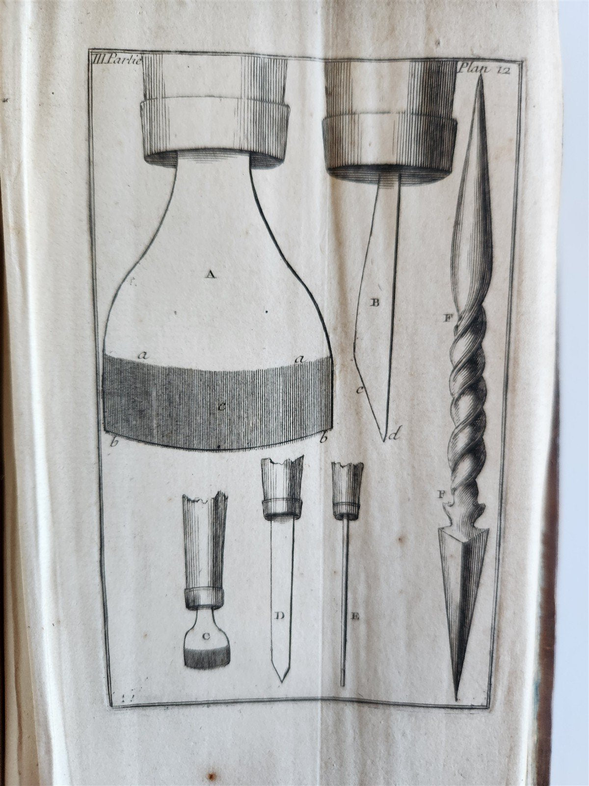 1745 ILLUSTRATED TREATISE on COPPER ENGRAVING antique DE LA MANIÈRE DE GRAVER