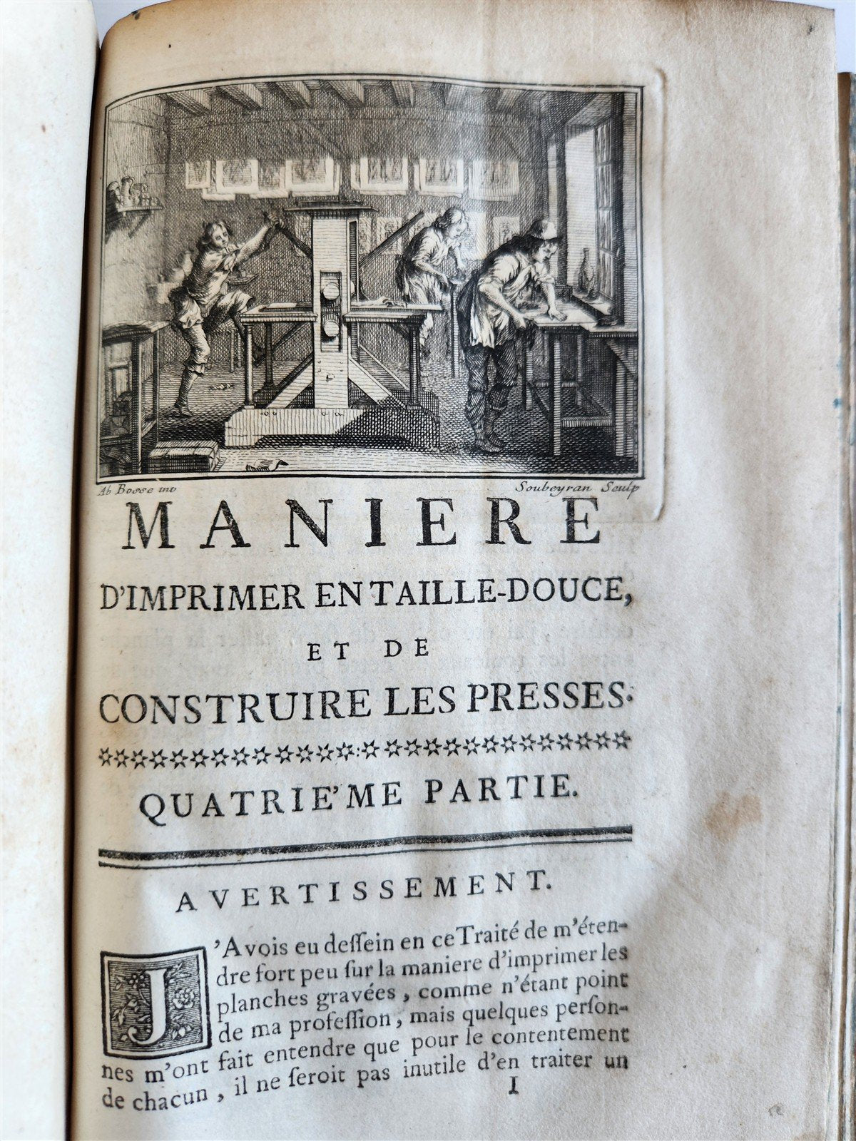 1745 ILLUSTRATED TREATISE on COPPER ENGRAVING antique DE LA MANIÈRE DE GRAVER