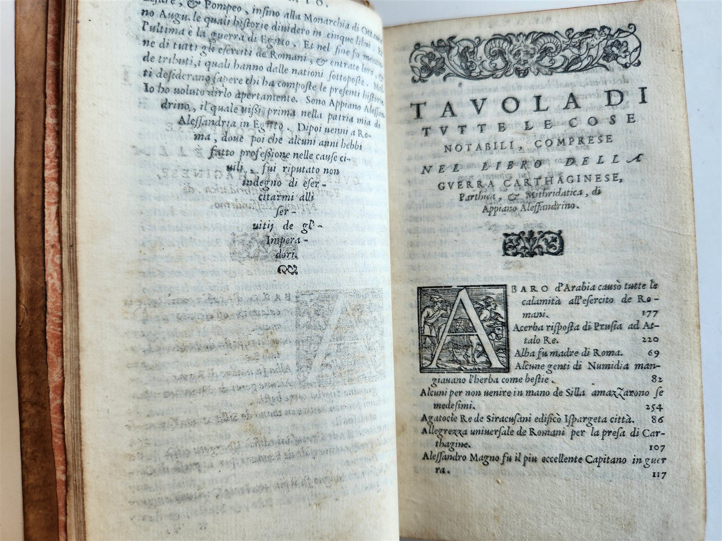 1554 ROMAN HISTORY by APPIAN antique 16th CENTURY DELLE GUERRE ESTERNE DE ROMANI