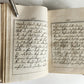 1790s MANUSCRIPT PRAYER BOOK in GERMAN antique 18th CENTURY w/ SLIPCASE