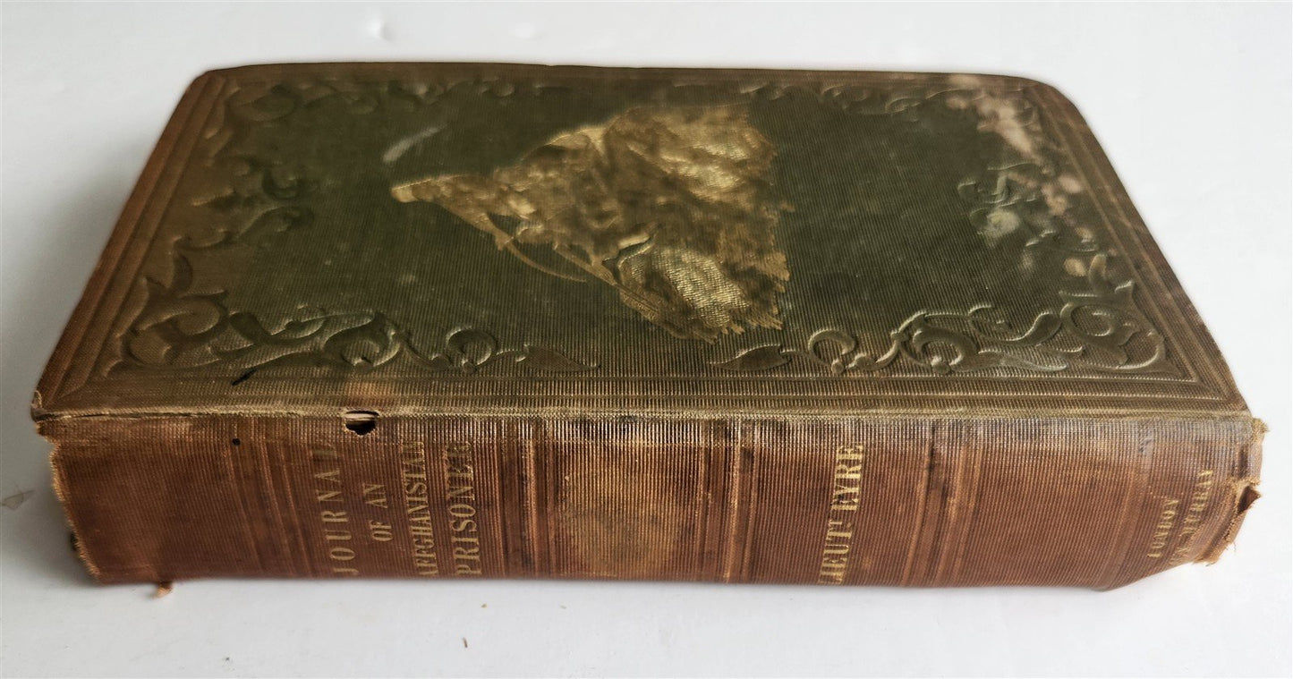 1843 MILITARY OPERATIONS at CABUL antique Journal of Imprisonment in Afghanistan