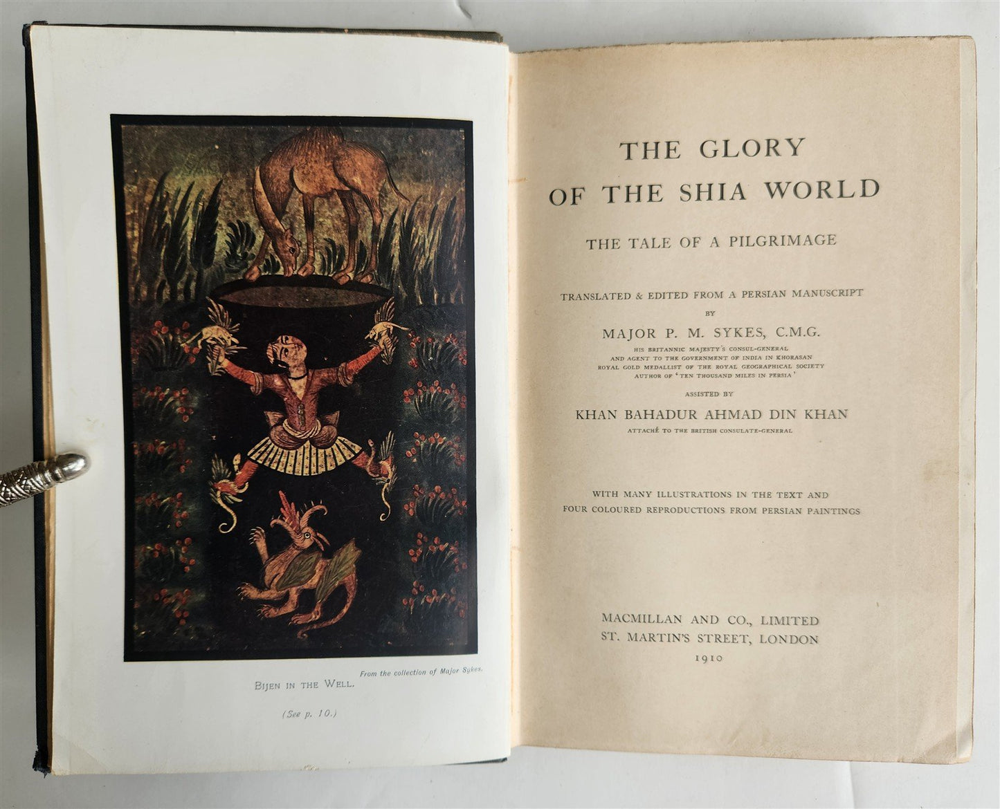 1910 TRAVEL to PERSIA ILLUSTRATED antique GLORY OF THE SHIA WORLD